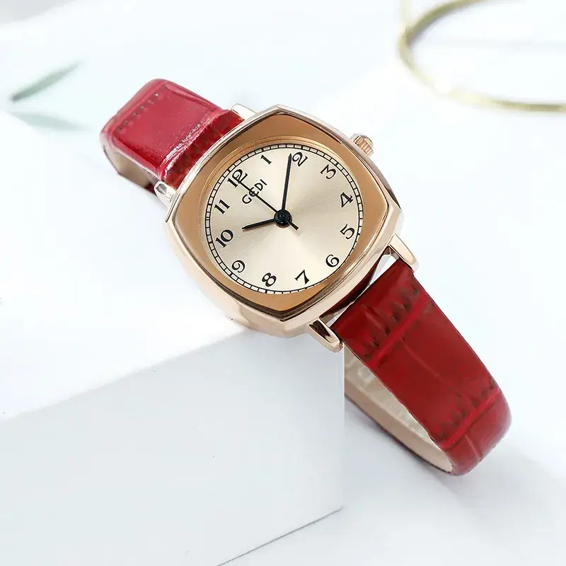Gedi Chic Square Dial Korean Style Quartz Watch - Image 5