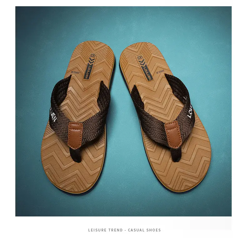 2026 New Summer Style Slippers for Men, Trendy Casual Beach Flip-Flops for Men, Wholesale Flip-Flops for Home Use — feature 16