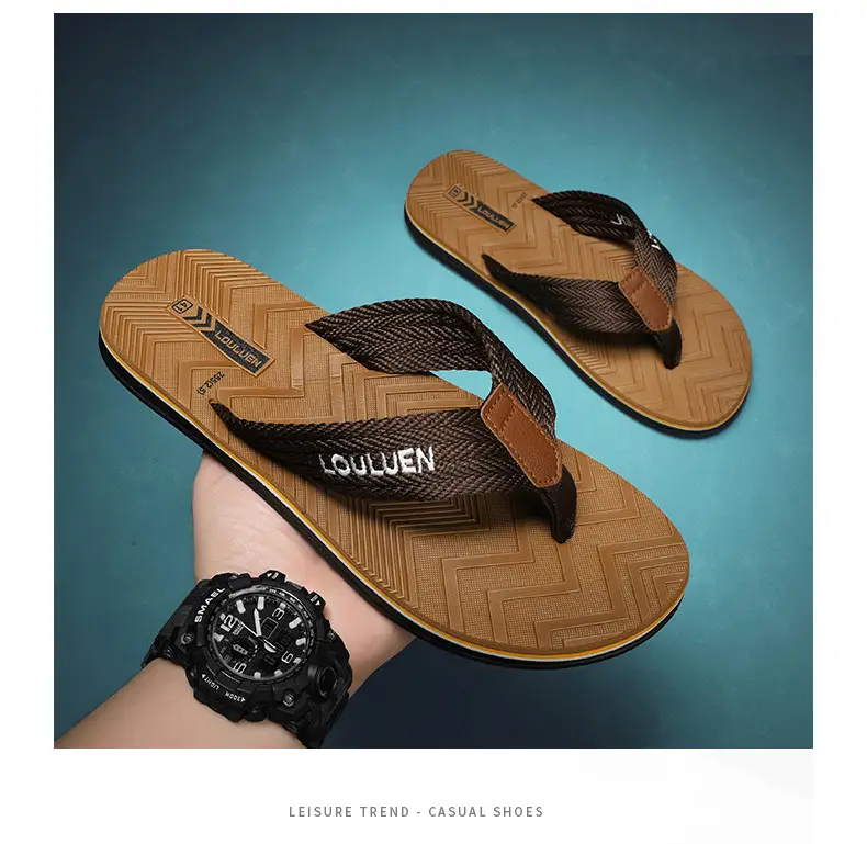 2026 New Summer Style Slippers for Men, Trendy Casual Beach Flip-Flops for Men, Wholesale Flip-Flops for Home Use — feature 17