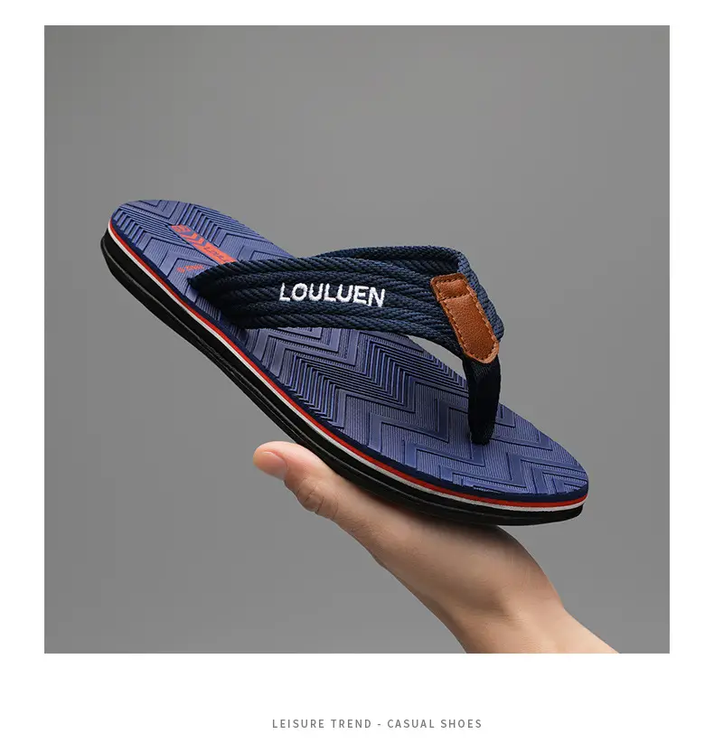 2026 New Summer Style Slippers for Men, Trendy Casual Beach Flip-Flops for Men, Wholesale Flip-Flops for Home Use — feature 19