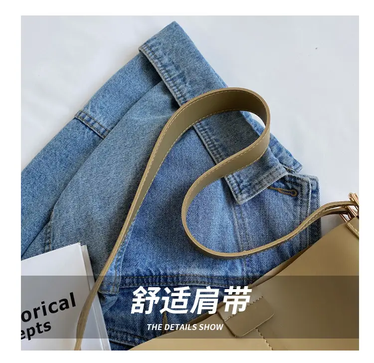 2024 Retro Brown Leather Bucket Bag with Tassel — feature 6