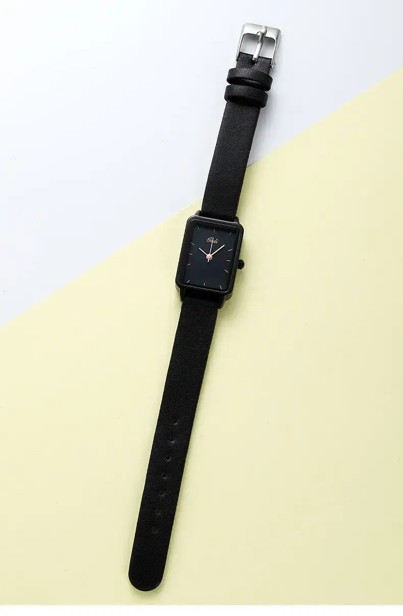 Korean Style Green Leather Watch for Women — feature 15