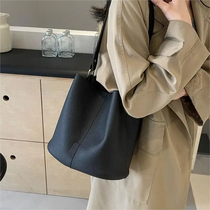 Women Retro Color Bucket Bag 2024 New - Image 8