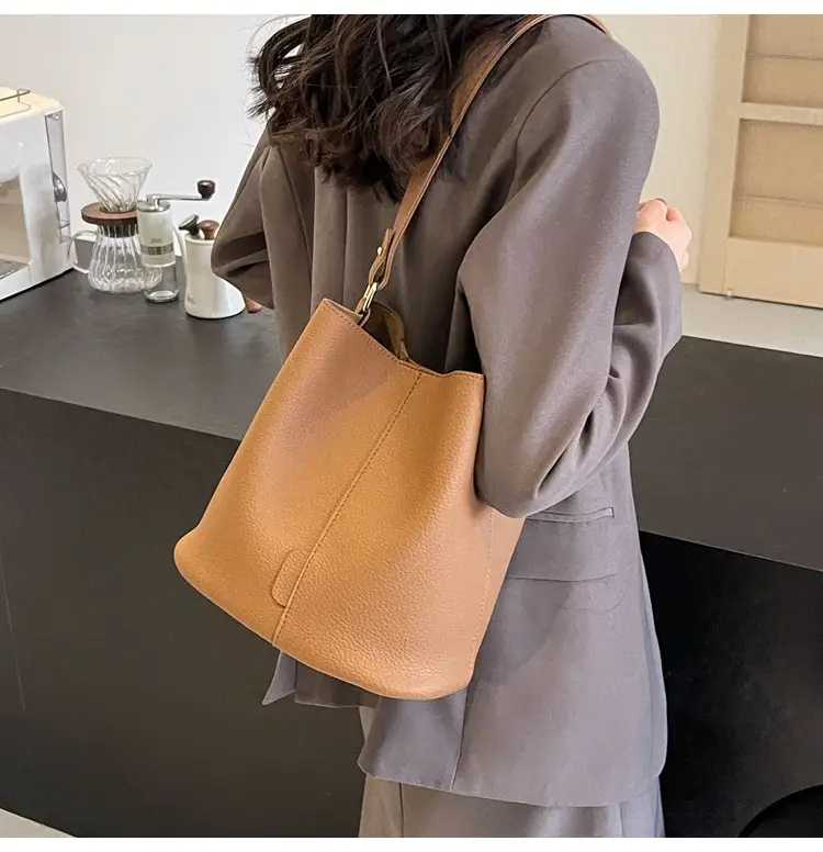 Women Retro Color Bucket Bag 2024 New — feature 14