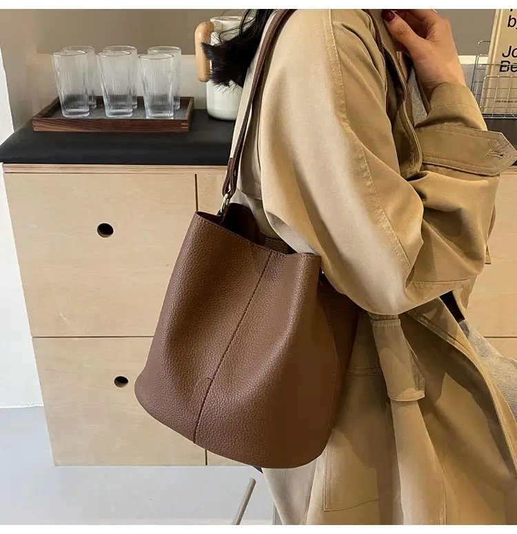 Women Retro Color Bucket Bag 2024 New — feature 21