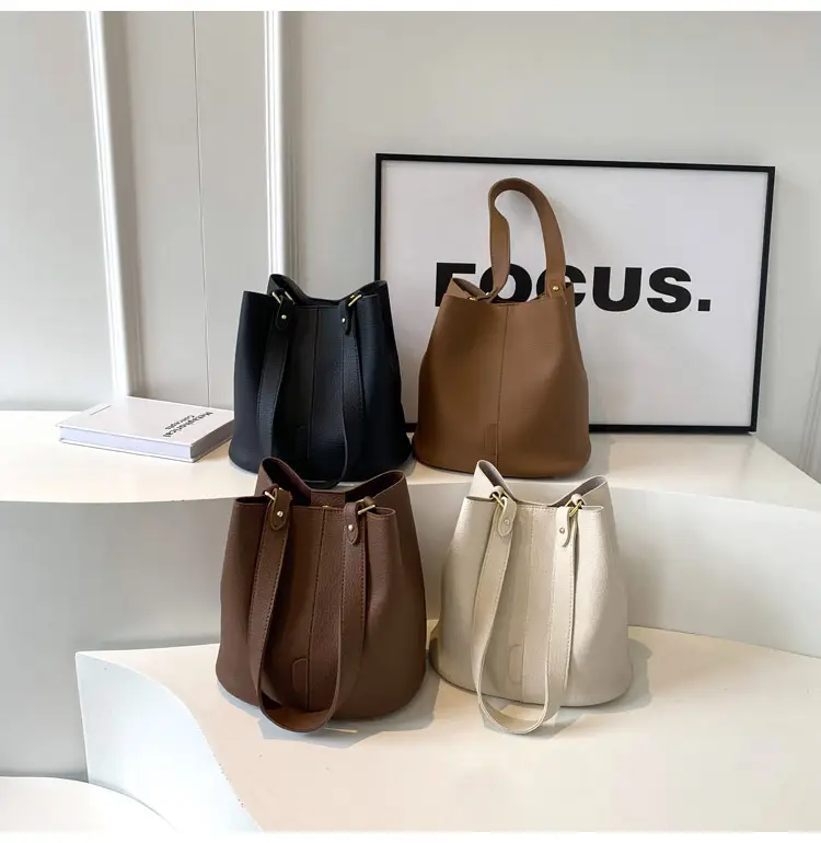 Women Retro Color Bucket Bag 2024 New — feature 26