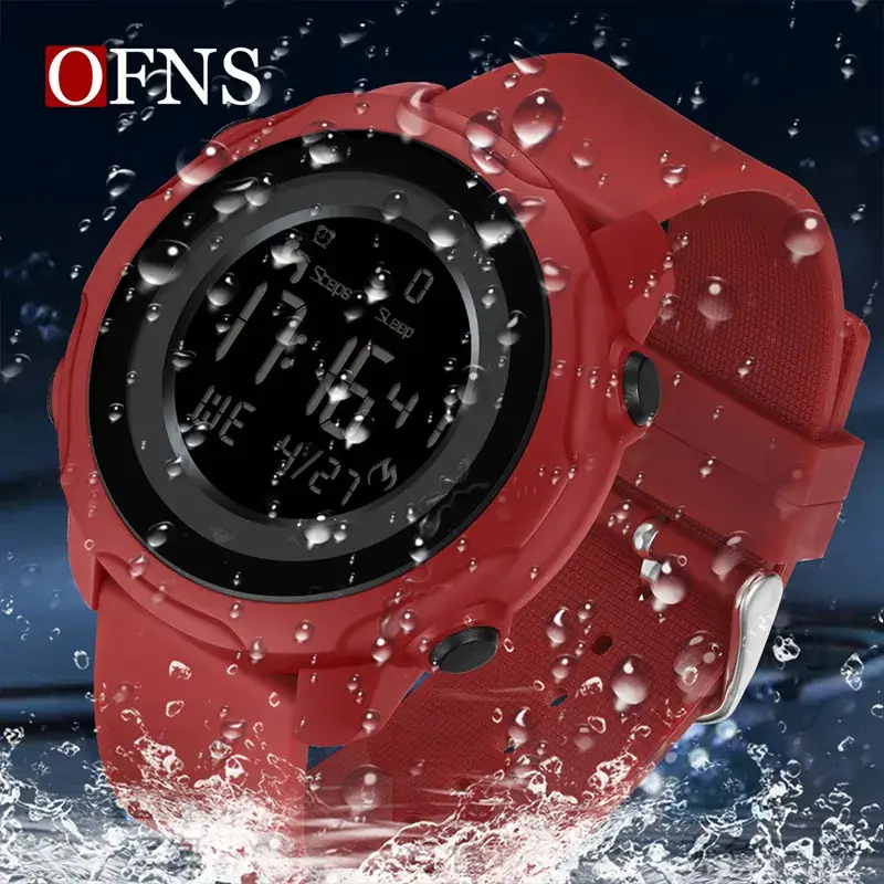 Ofns Blue Digital Pedometer Watch 10:35 49 - Image 9