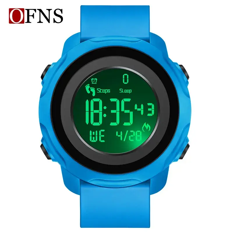 Ofns Blue Digital Pedometer Watch 10:35 49 - Image 11