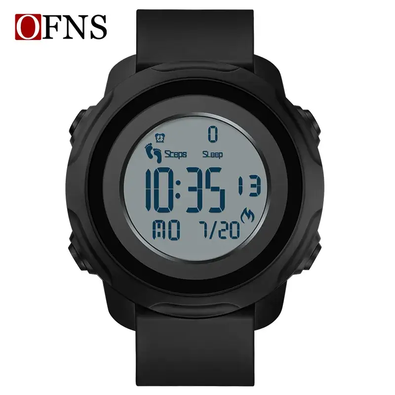 Ofns Blue Digital Pedometer Watch 10:35 49 - Image 2