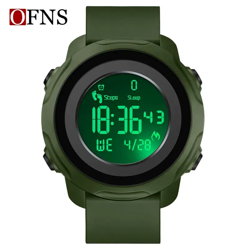 Ofns Blue Digital Pedometer Watch 10:35 49 - Image 5