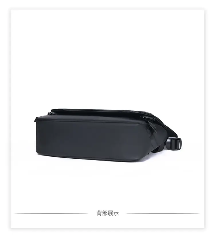 Men's Black Waterproof Crossbody Messenger Bag — feature 29