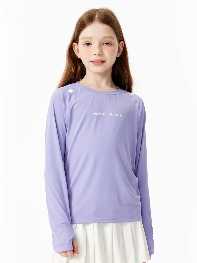Kids Sweatshirt Black Long Sleeve Quick Dry Base Layer Top - Image 4
