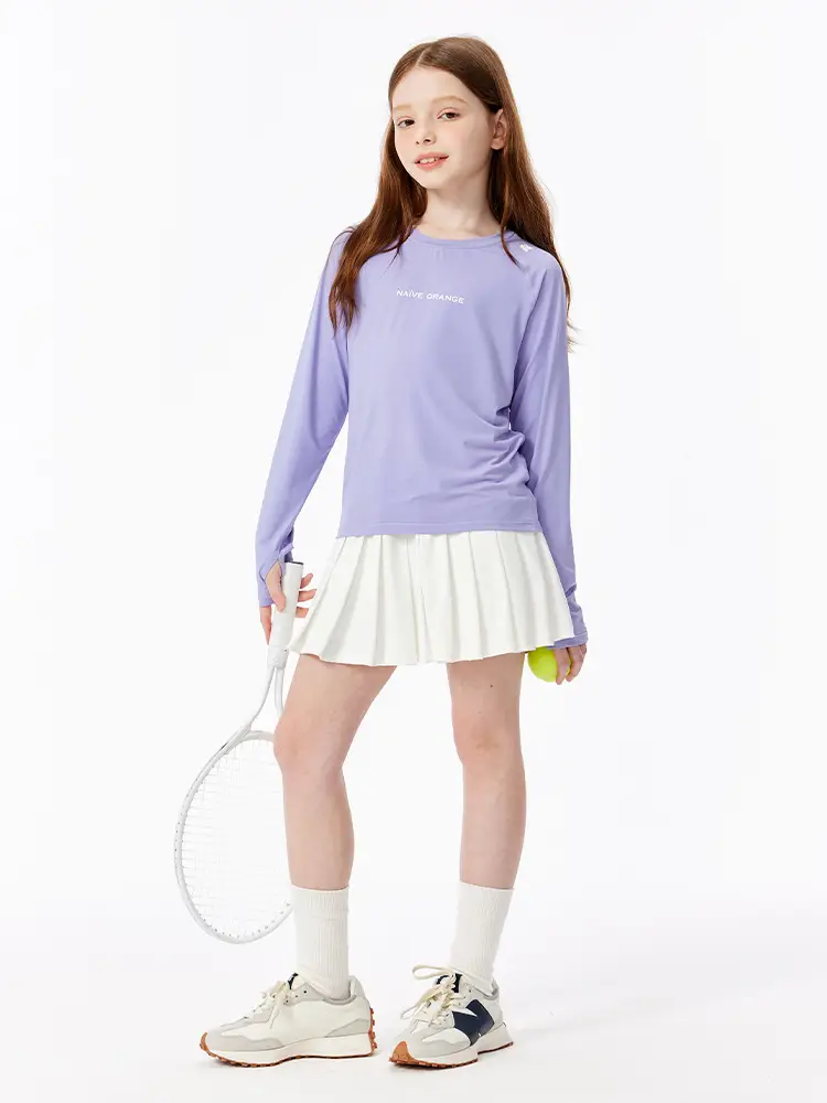 Kids Sweatshirt Black Long Sleeve Quick Dry Base Layer Top - Image 6