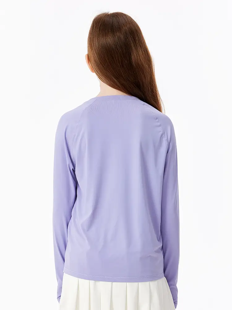 Kids Sweatshirt Black Long Sleeve Quick Dry Base Layer Top - Image 7