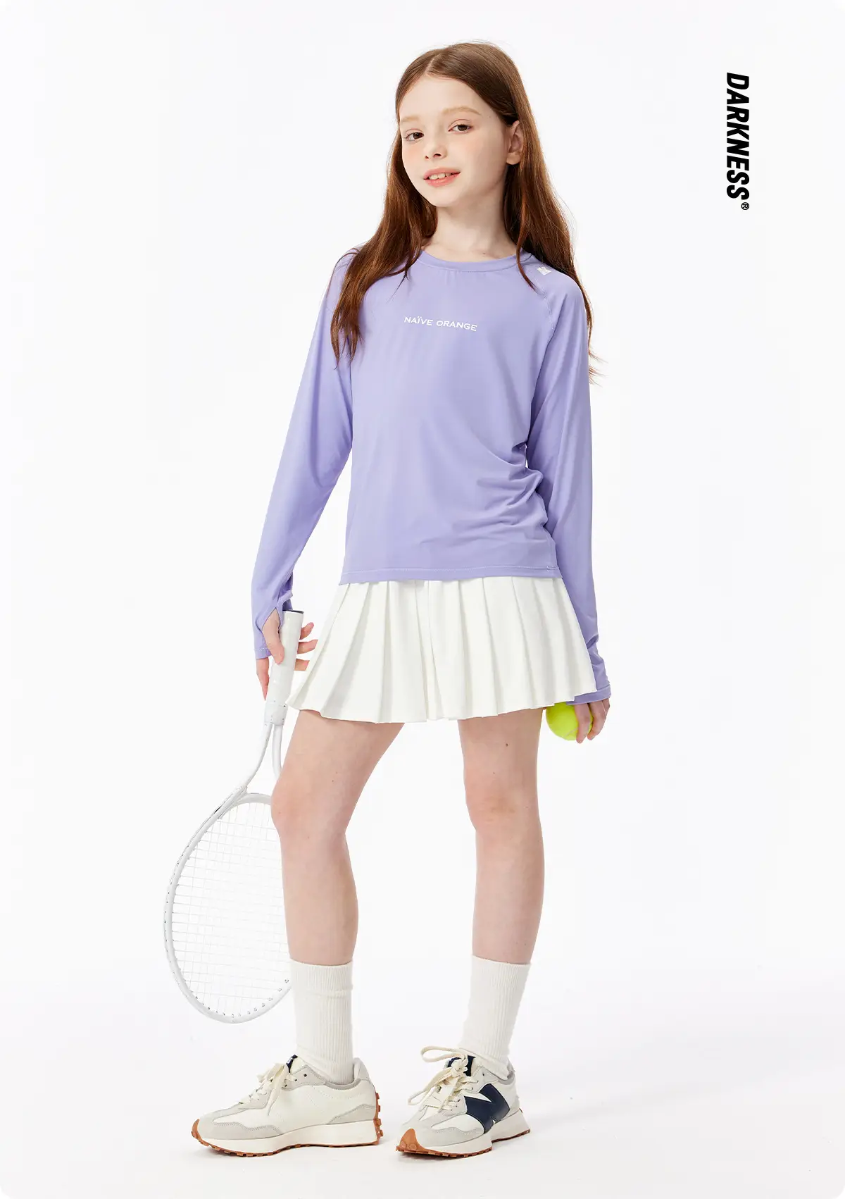 Kids Sweatshirt Black Long Sleeve Quick Dry Base Layer Top — feature 1