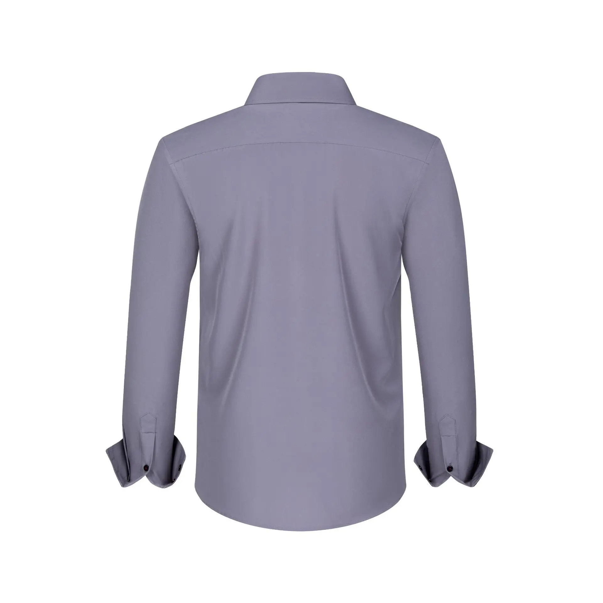 Men's Black Cross-Bound Shirt with Red Sleeves — feature 11