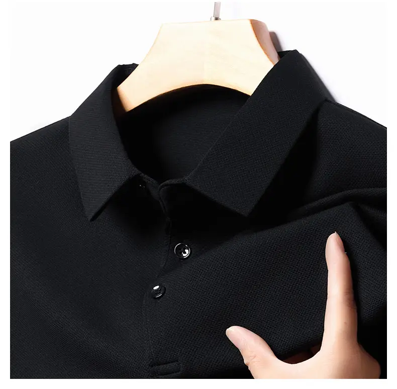 Men Olive Green Long Sleeve Polo T-Shirt 2024 — feature 16