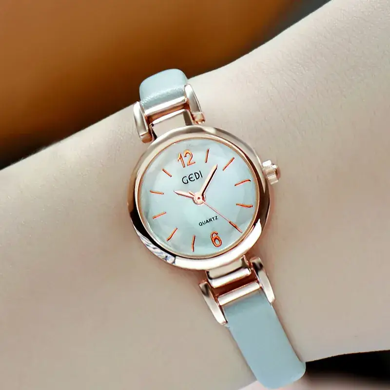 Women's Gedi Quartz Watch Light Pink Strap - Image 3
