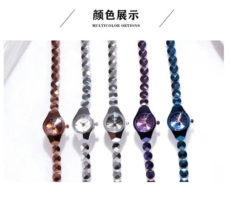 Women's Silver Bracelet Watch with Round Dial — feature 6