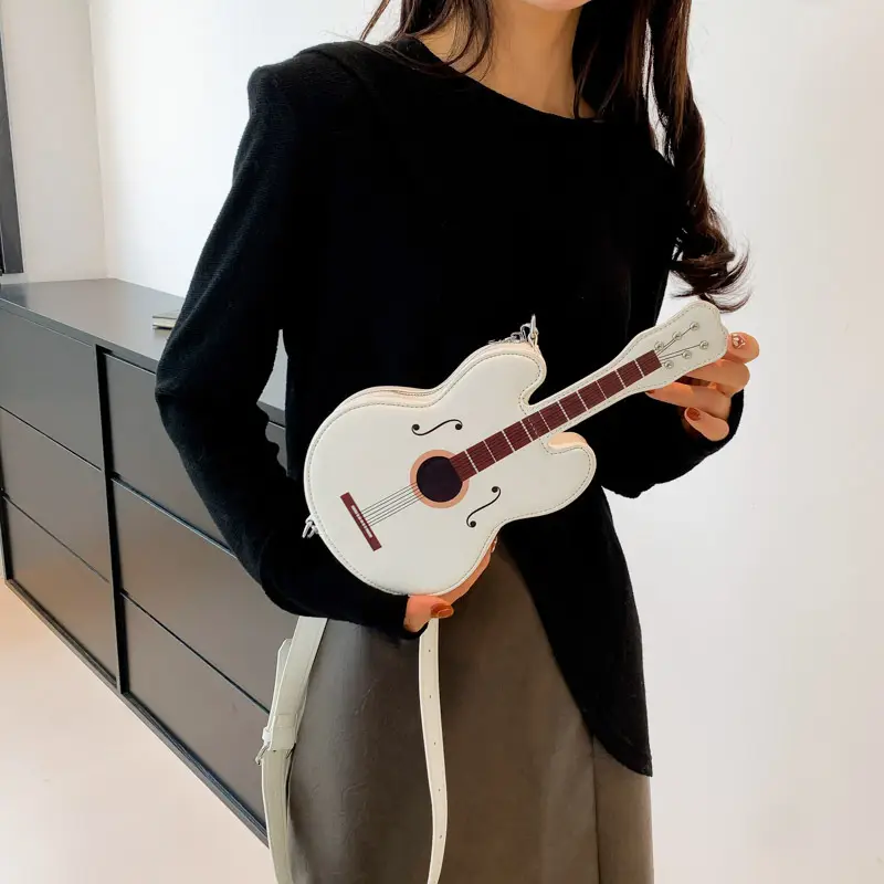 Black Crossbody Guitar Bag for Women Spring Summer 2026 - Image 7
