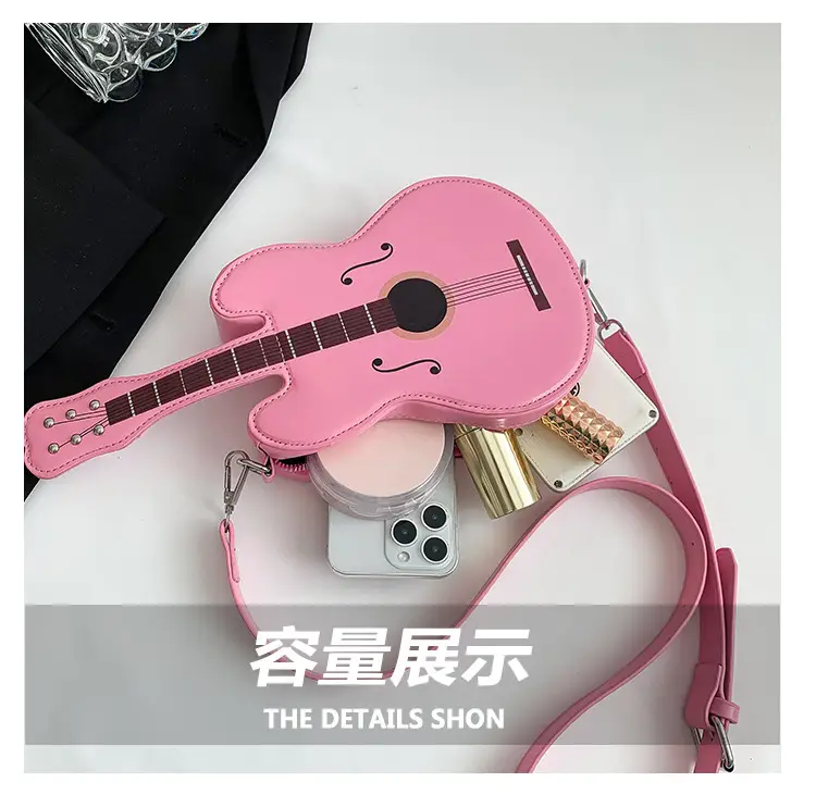 Black Crossbody Guitar Bag for Women Spring Summer 2026 — feature 8