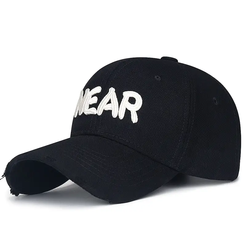 Men Black "NEAR" Embroidered Baseball Cap - Image 12