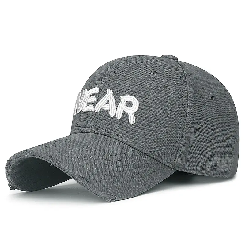 Men Black "NEAR" Embroidered Baseball Cap - Image 3