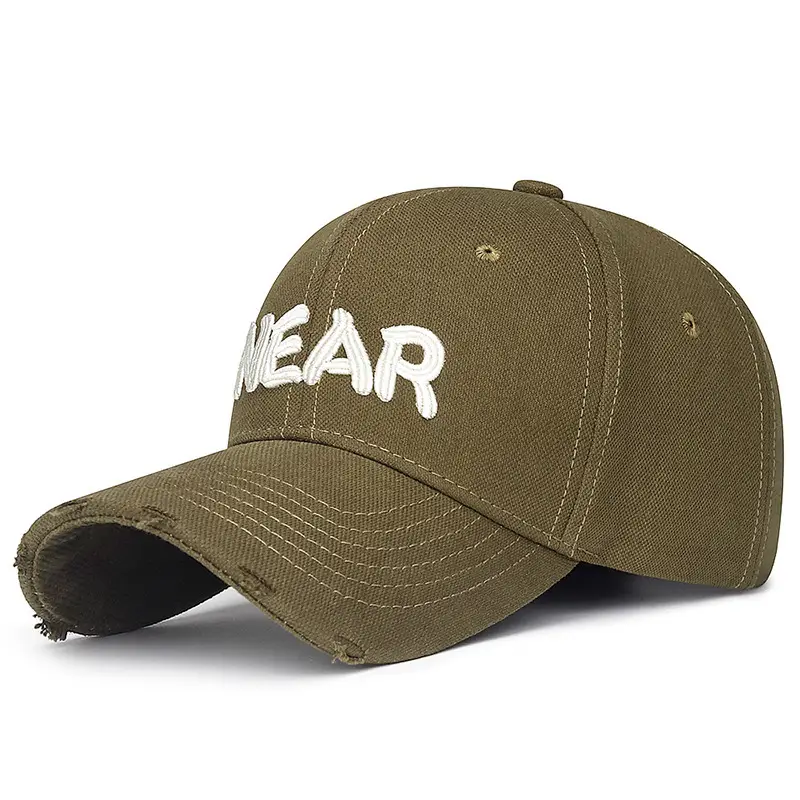 Men Black "NEAR" Embroidered Baseball Cap - Image 4