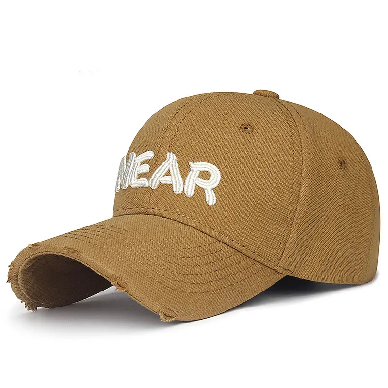 Men Black "NEAR" Embroidered Baseball Cap - Image 7