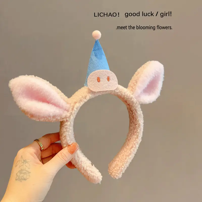 Plush Bear Headband for Face Wash 2023 - Image 6
