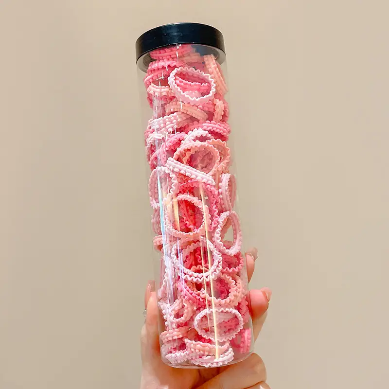 Purple Rubber Hair Elastic for Girls — feature 1