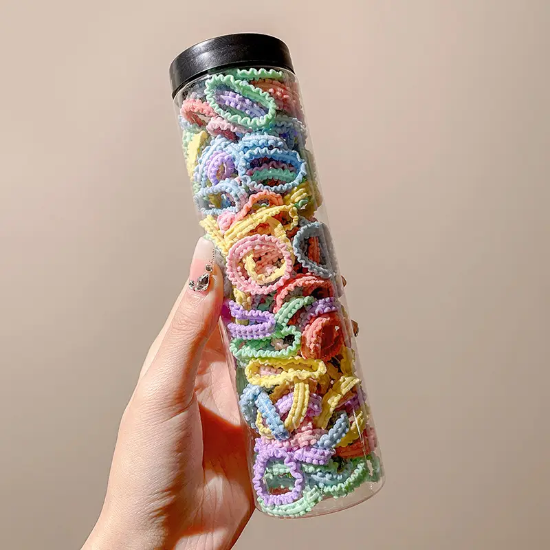Purple Rubber Hair Elastic for Girls