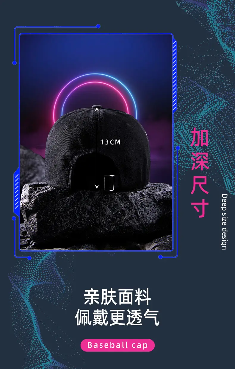 Men Black Ripped Graffiti Cap Set — feature 17