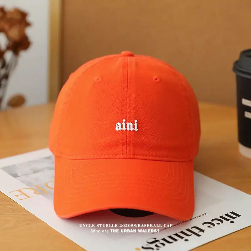 2024 Unilesture Orange Baseball Cap Pure Cotton — feature 11