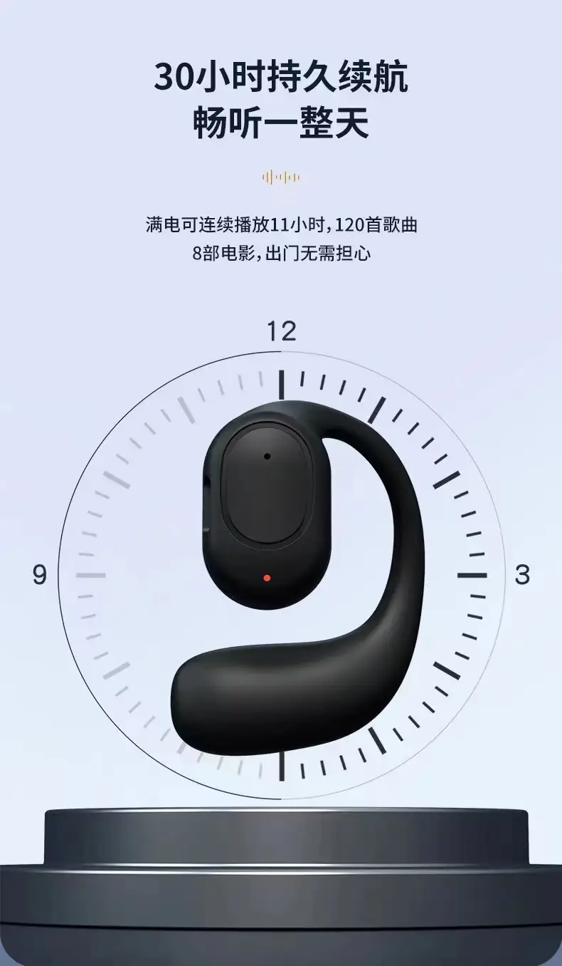 Huaqi Digital Display Bone Conduction Earphones — feature 5