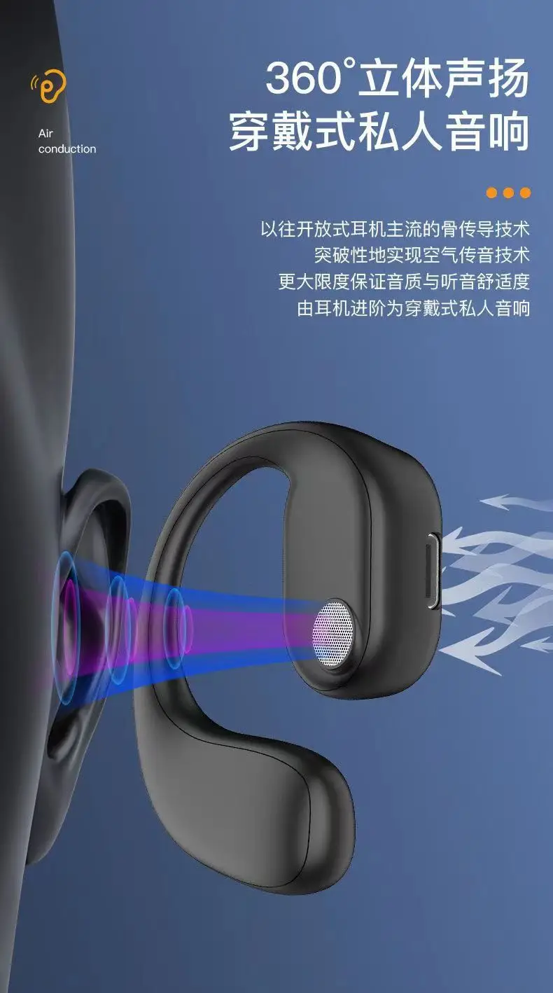 Huaqi Digital Display Bone Conduction Earphones — feature 7
