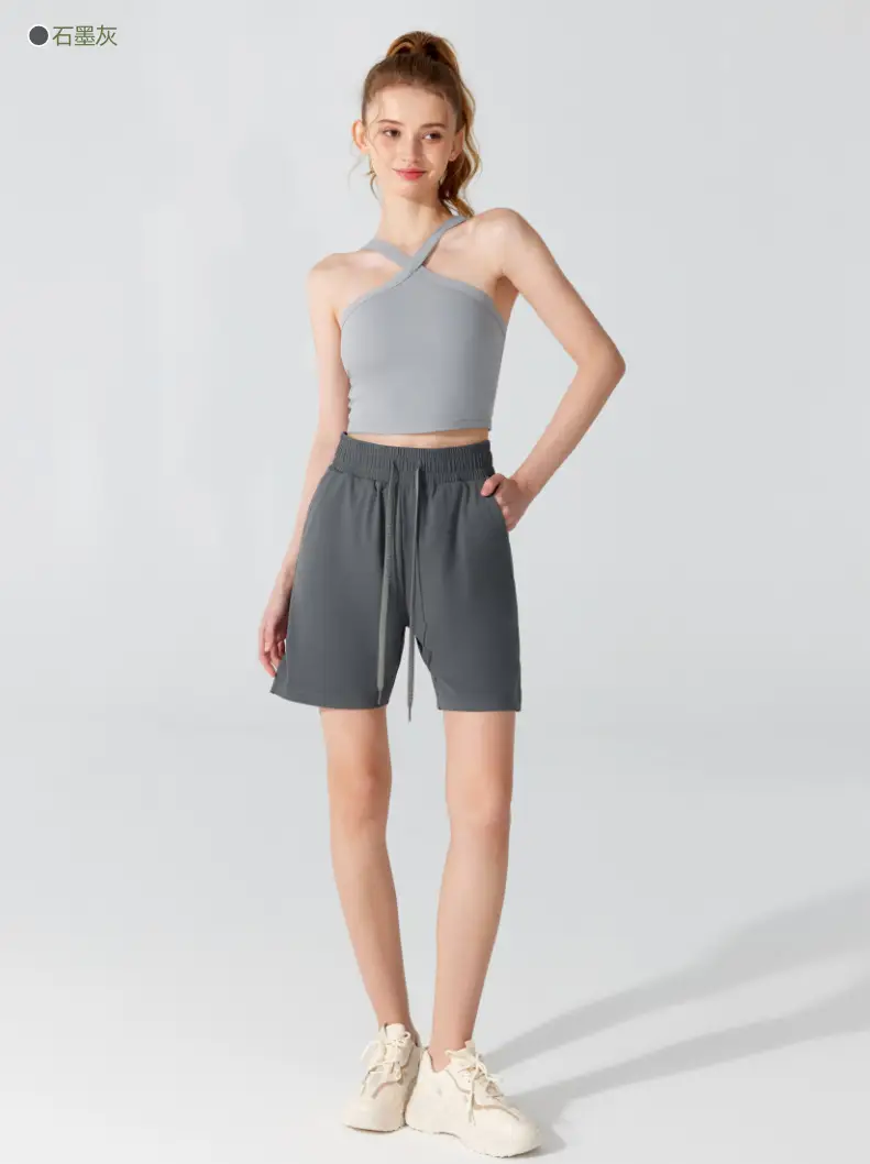 Ningbo Five-point Anti-bacterial Drawstring Shorts Grey — feature 23