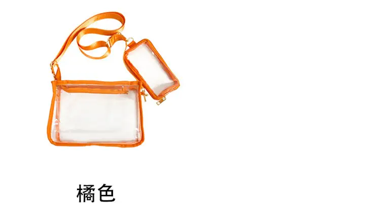 Transparent PVC Messenger Bag Women Men Hong Kong Style — feature 11