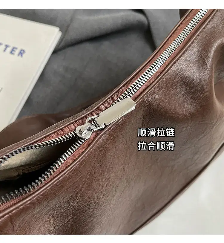 Brown Leather Shoulder Crossbody Tote Bag for Women 2024 — feature 14
