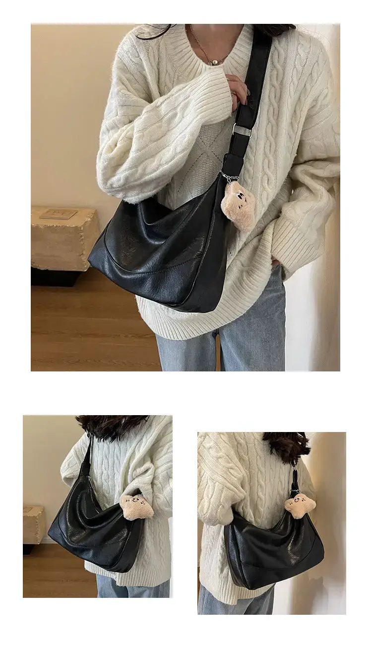 Brown Leather Shoulder Crossbody Tote Bag for Women 2024 — feature 18