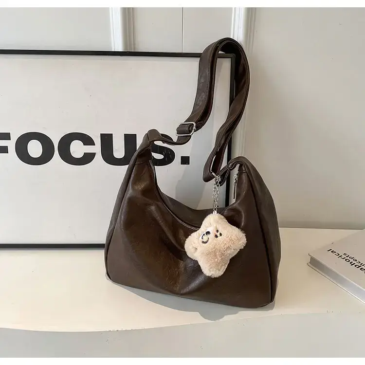 Brown Leather Shoulder Crossbody Tote Bag for Women 2024 — feature 22