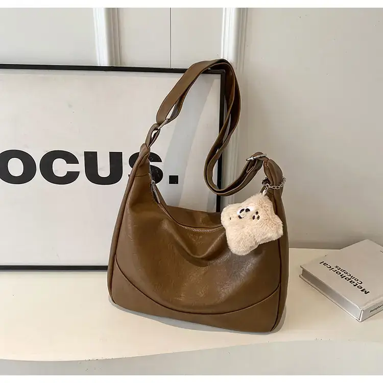 Brown Leather Shoulder Crossbody Tote Bag for Women 2024 — feature 23