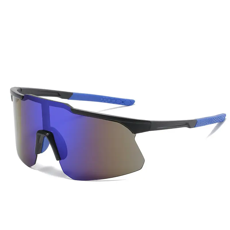 Black Large Frame Cycling Sports Sunglasses
