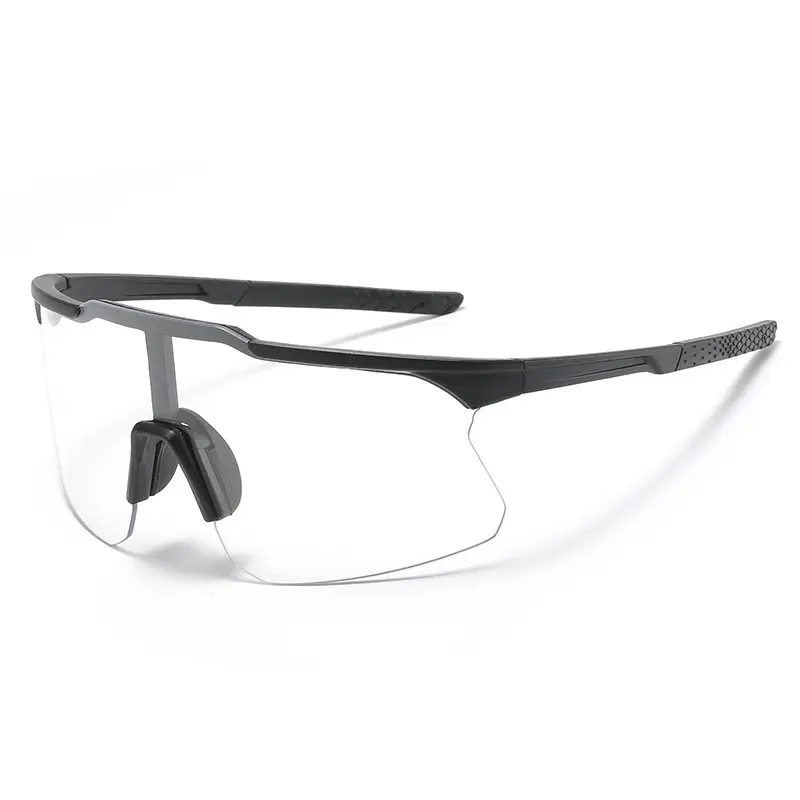 Black Large Frame Cycling Sports Sunglasses