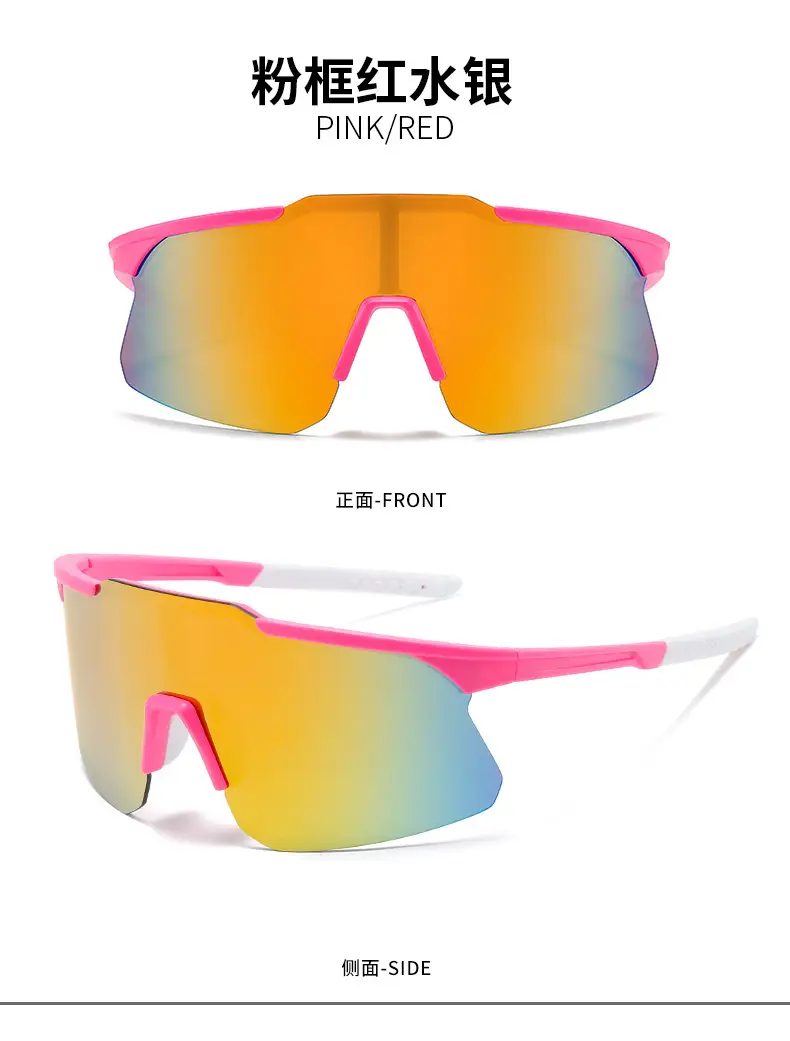 Black Large Frame Cycling Sports Sunglasses — feature 19