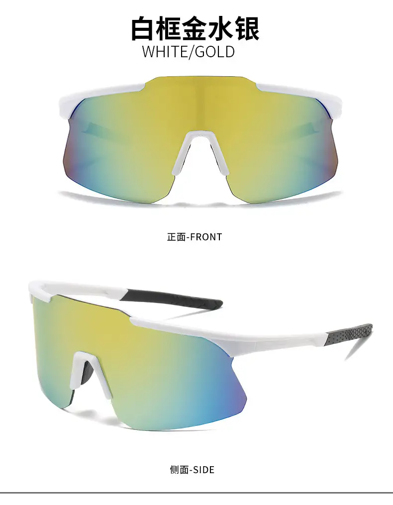Black Large Frame Cycling Sports Sunglasses — feature 20