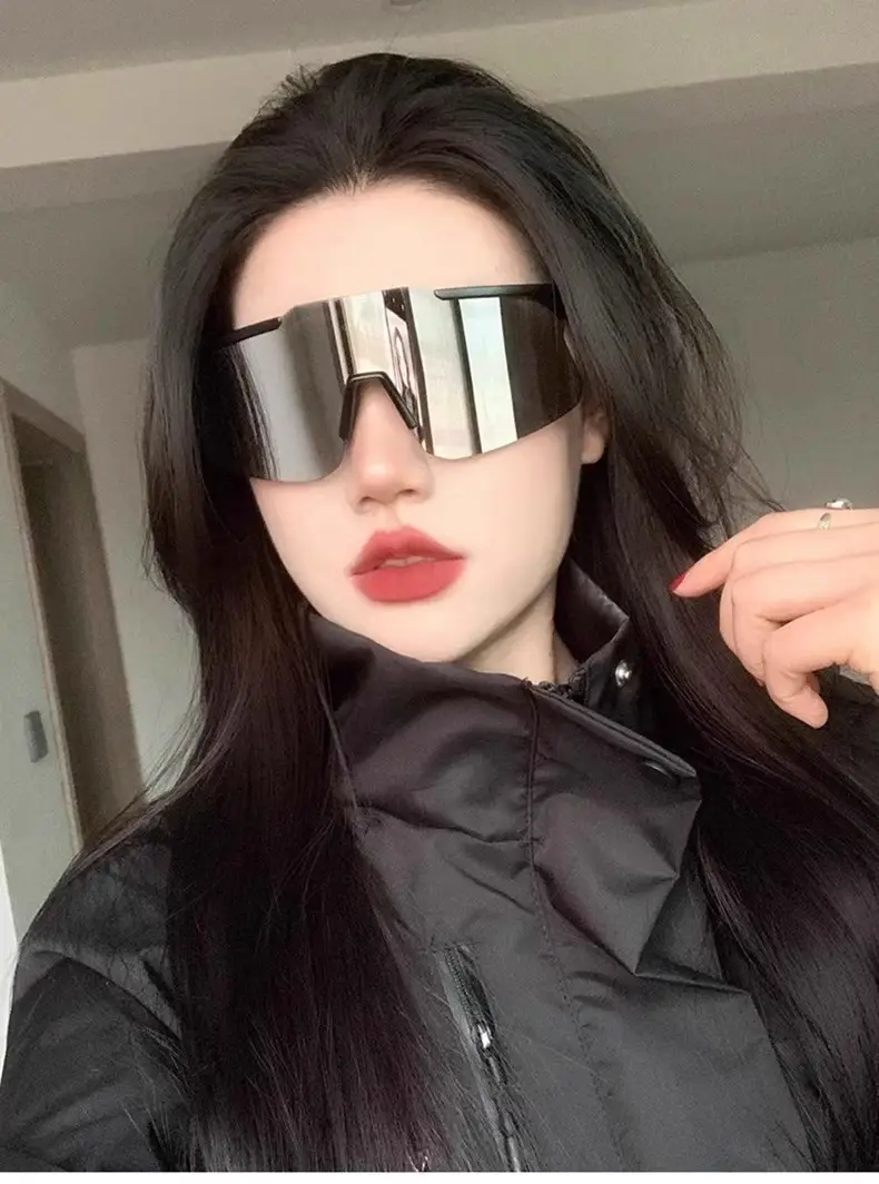 Black Large Frame Cycling Sports Sunglasses — feature 27