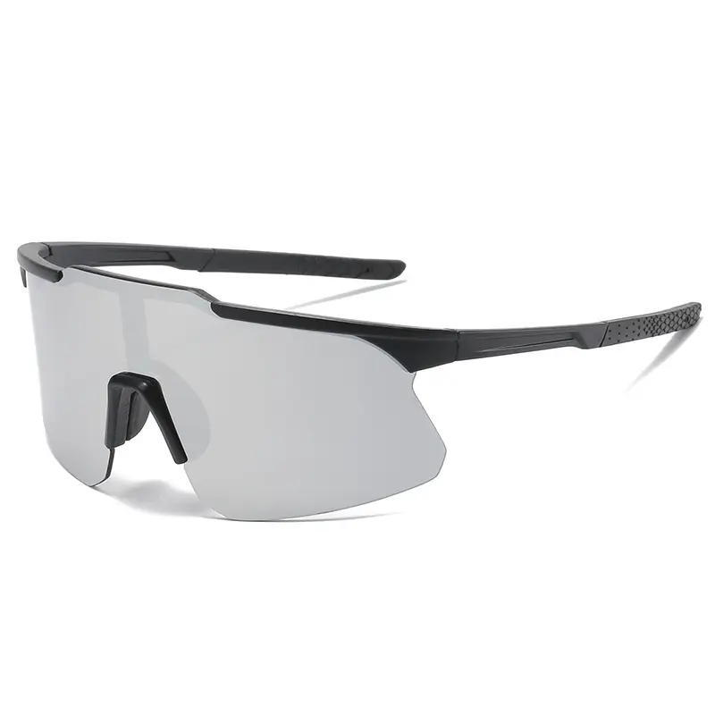 Black Large Frame Cycling Sports Sunglasses