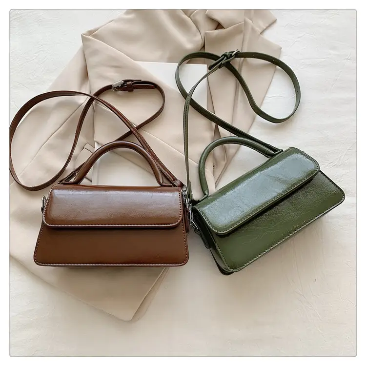 New Women's Brown Leather Crossbody Bag — feature 20