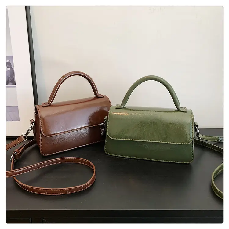 New Women's Brown Leather Crossbody Bag — feature 21